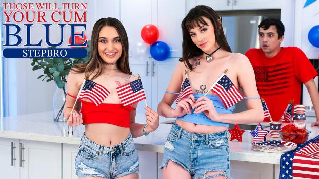 My Family Pies: Those Will Turn Your Cum Blue Stepbro – Lana Smalls & Sera Ryder