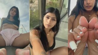 Mia Khalifa – Feet Tease