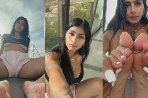 Mia Khalifa – Feet Tease