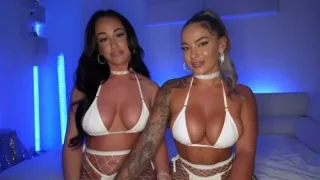 Jennifer White & Hayley Davies – Perfect Busty Body Babes Share Lucky Cock