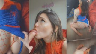 OnlyFans Amazing Grace – Spider Girl Sextape