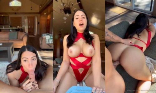 OnlyFans Mia Monroe – POV Red Lingerie Sex