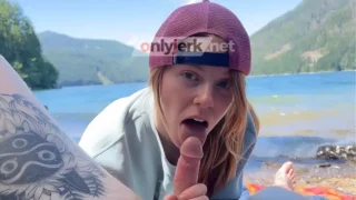 OnlyFans TheIvoryFox – Outdoor POV Sex By The Lake
