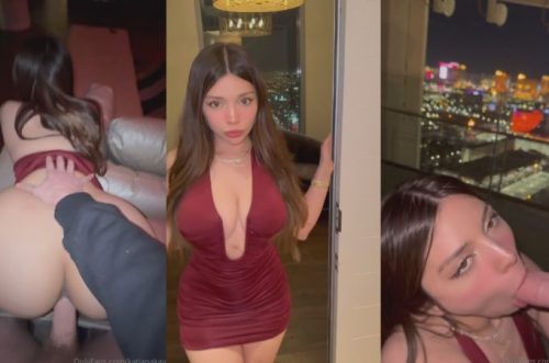 OnlyFans Katiana Kay – Red Dress POV Sextape
