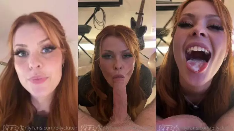OnlyFans Elly Clutch – POV Face Fuck Cum Eating Rebil