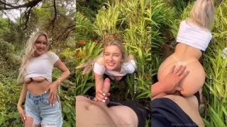 OnlyFans Cas Summer – POV Sneak Sex In The Jungle