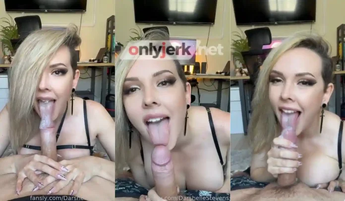 OnlyFans Darshelle Stevens – POV Blowjob With Two Cumshots