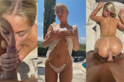 OnlyFans Molly Mercedes – Poolside POV Fuck