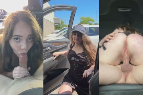 OnlyFans RedHeadWinter – McDonalds Car BG Sex