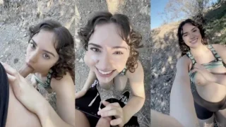 OnlyFans Stella Violet – Quickie Blowjob And Take Facial