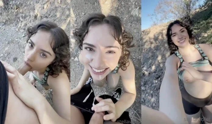 OnlyFans Stella Violet – Quickie Blowjob And Take Facial