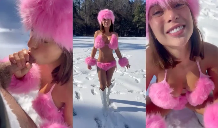 OnlyFans Veronica Perasso – Winter Wonderland Blowjob